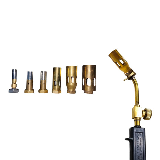 BaniaMart Brass Nozzle Kit | Set of 6 | Interchangeable Brass Nozzles Sizes 0 to 5