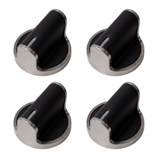 BaniaMart PVC Silver Gas Stove Replacement Knob