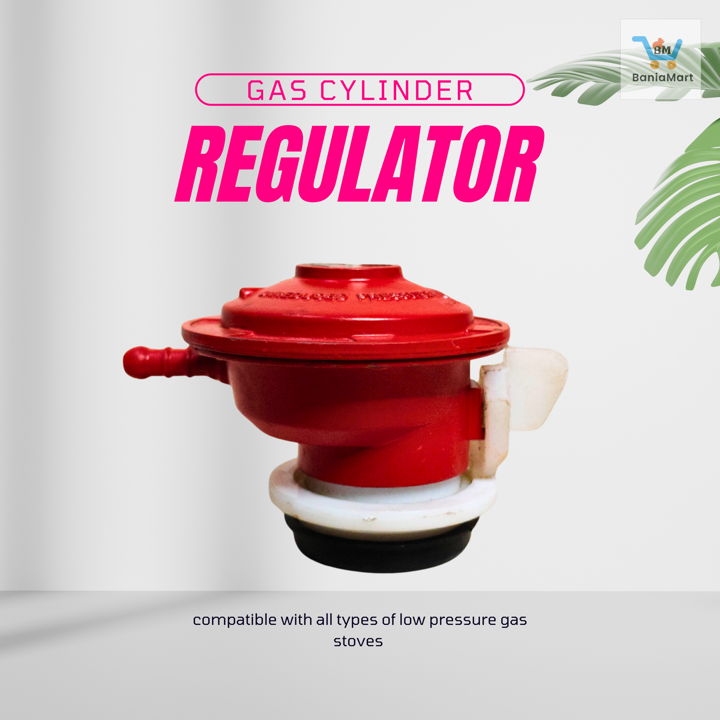 BaniaMart Gas Stove Regulator with Rubber Wisher