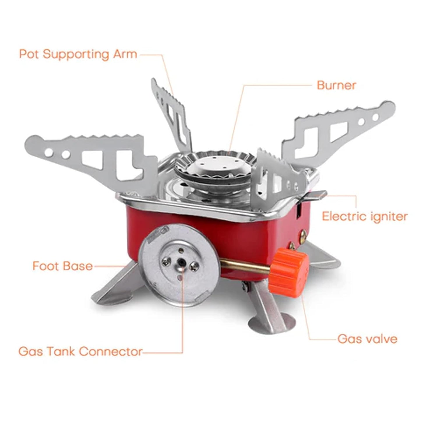 BaniaMart Portable Gas Stove with Butane Bottle