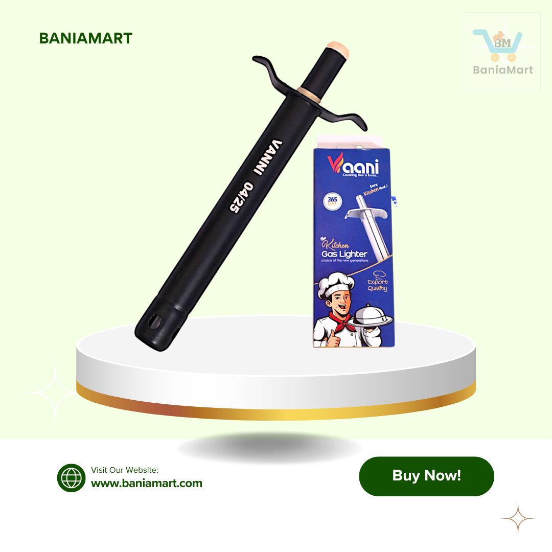 BaniaMart Gas Stove Essential Kit | Pipe , Lighter , Regulator and Clip Set