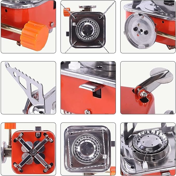 BaniaMart Portable Gas Stove with Butane Bottle